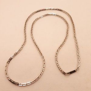 Sarah Coventry Silver Tone Boston Link Necklace
